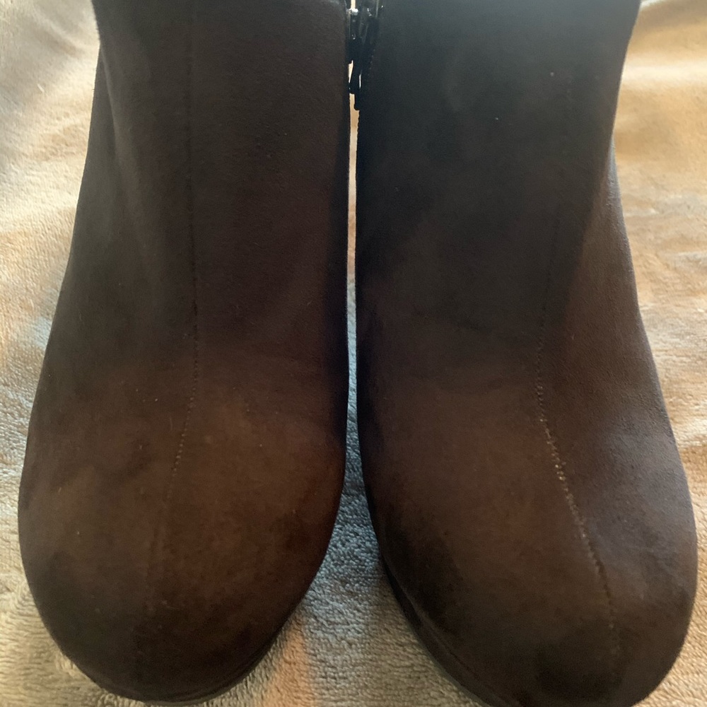 Rue21 black suede booties